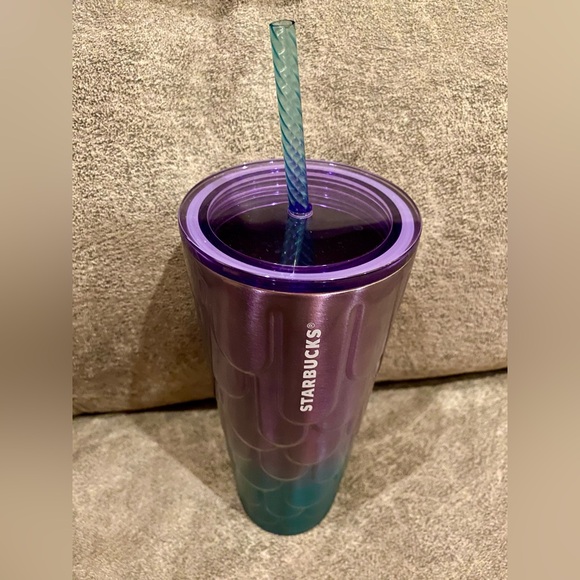 Starbucks Venti Col Cup SS Twilight Ombré Mermaid Scales - Picture 3 of 3